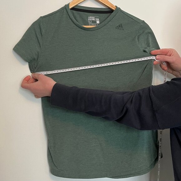 Adidas. Prime Tee. T-Shirt. Green. Size Medium. Womens. - Picture 3 of 6